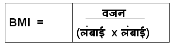 Body Mass Index (BMI) Formula
